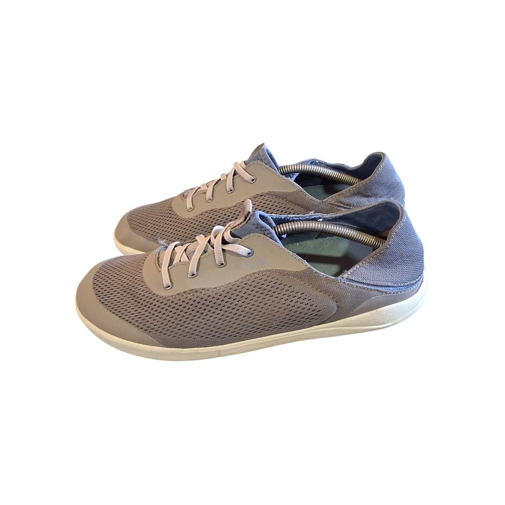 OluKai Moku Pae Mens 13 Pavement Navy Mesh Boat Shoes Sneakers 10472-PVVN